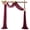 Claret 50 by 570cm, variant on Wedding Arch Fabric Drape Chiffon Arch Drape Sheer Fabric Wedding Arches