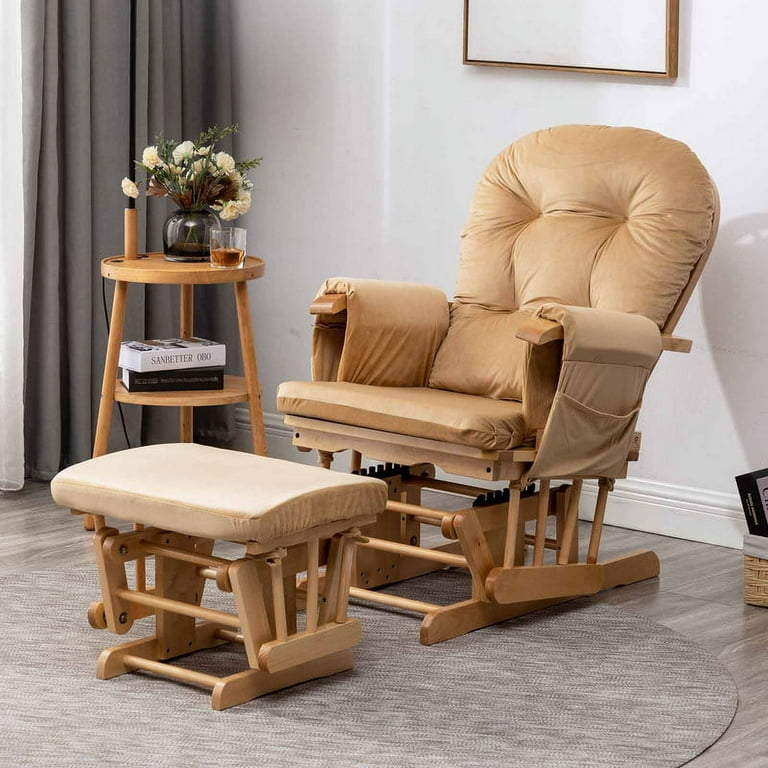 Paddie glider rocking chair replacement cushions velvet washable for chairs & ottoman new arrivals