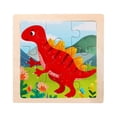 thumbnail image 1 of Rompecabezas De Madera De Nueve Piezas Con Animales De Dibujos Animados Rompecabezas De Madera Para La Educación Temprana De Los Niños Rompecabezas Educativo Juguete De Madera Para Niños De 2 A 5 Añ, 1 of 3