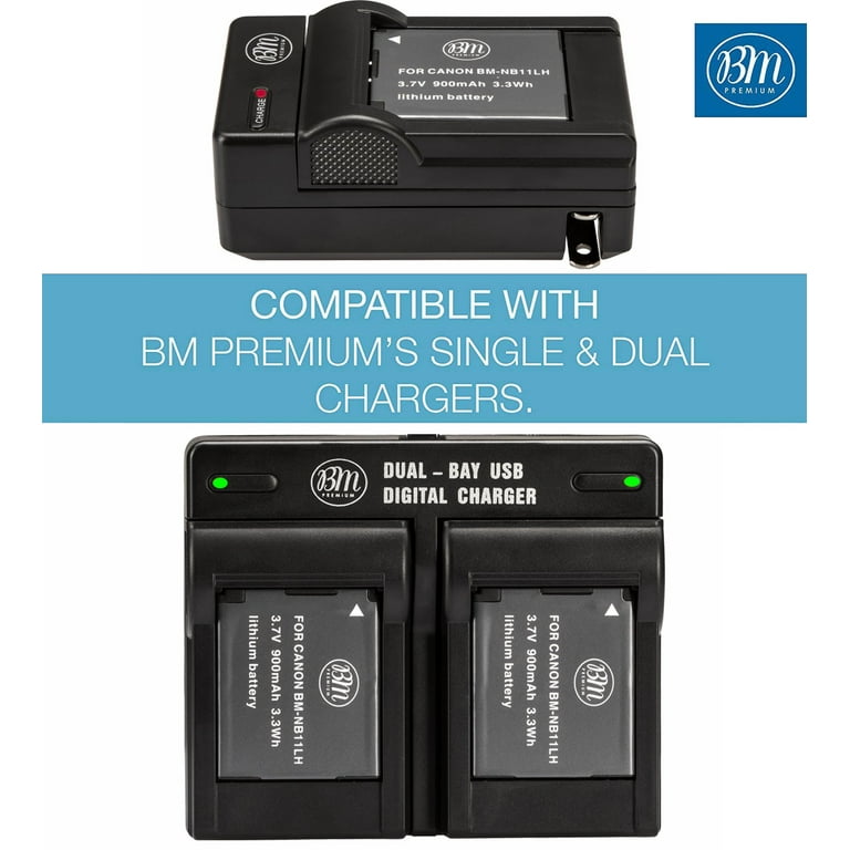 BM 2 NB-11LH Batteries for Canon PowerShot A2300 A2400 A2600 A3400