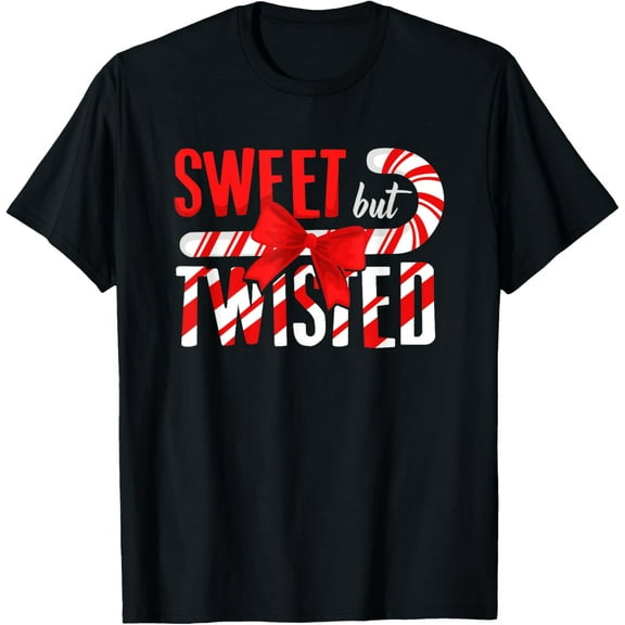 Exquisite and comfortable-Sweet twisted shirt christmas candy cane t-shirt T-Shirt
