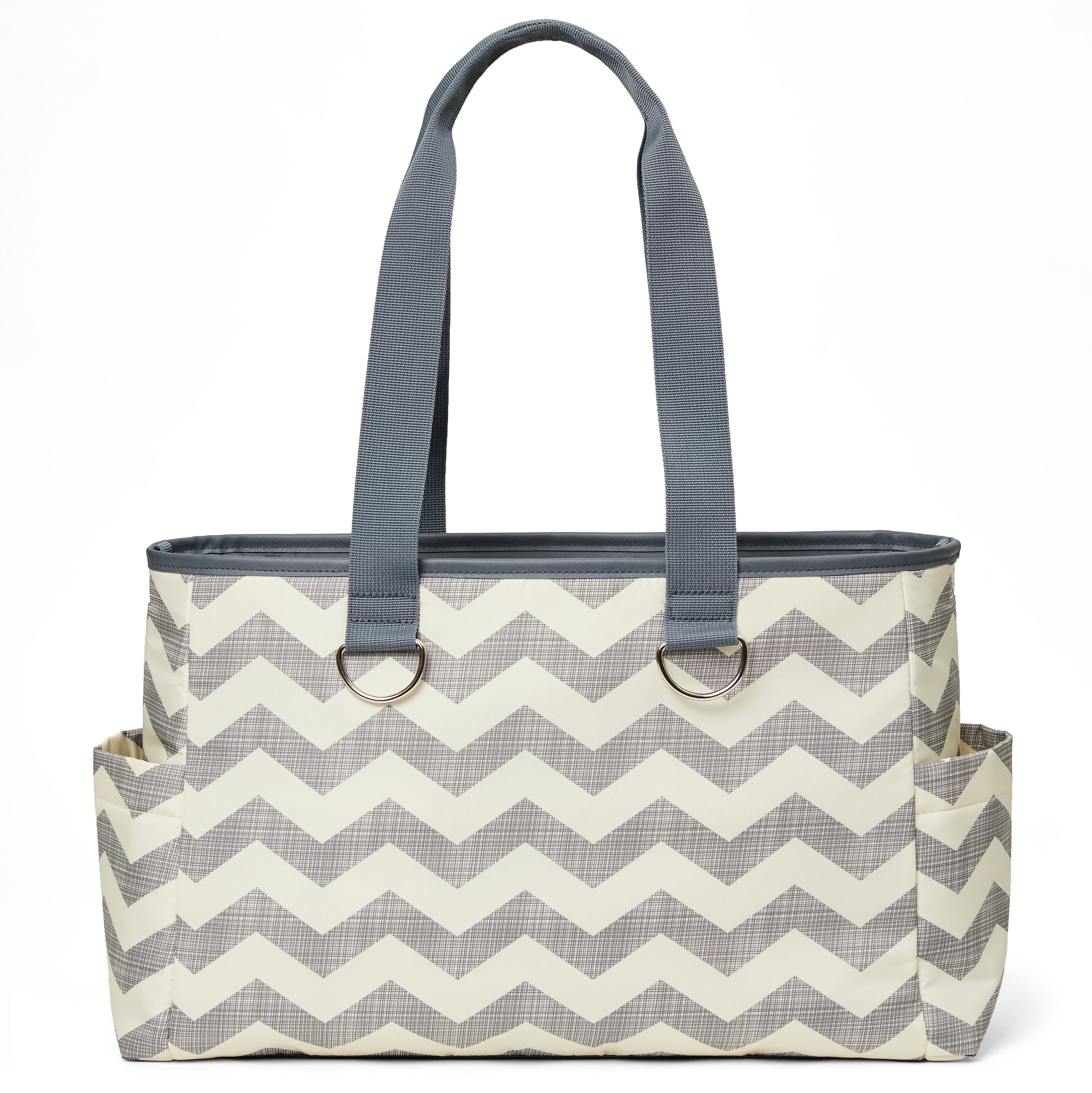 Baby Aspen 360 Signature Diaper Bag - Gray Chevron