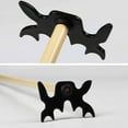 thumbnail image 2 of UOYOTT Antler Fork Stand Black Moose Head Bridge for Billiard Cues 9 Position Adjustable Universal Fit Lightweight Cue Holder, 2 of 8
