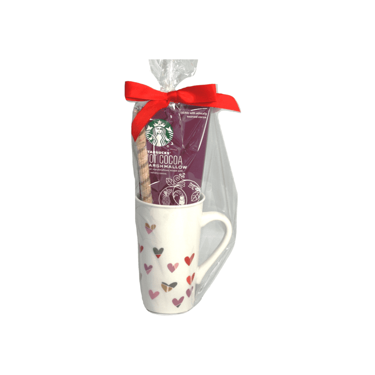 Starbucks 16 oz Mug Gift Set Hot Cocoa Winter Wonderland NEW With Tag