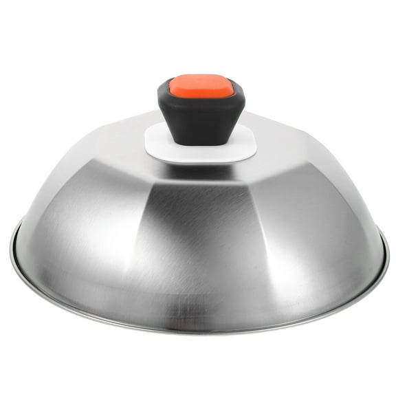 TABLZONE Stainless Steel Bbq Grill Cover Durable Silver for Outdoor Cooking Heat Retention