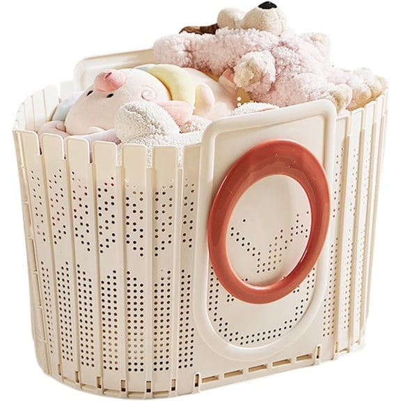 Laundry Hamper, Washable Cloth Ventilated Folding Organizer for Entryway Dorm