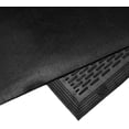 thumbnail image 2 of Linear Commercial Rubber Entry Door Mat - 3/8" x 3' x 5' - Black,3' x 2' (Rectangular), 2 of 4