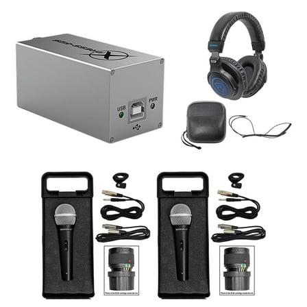 Chauvet DJ Xpress-512S DMX Lighting Interface for ShowXpress Headphones (2) Mics