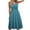 Blue-B, variant on Summer Dresses for Women Causal Button Sling Sleeveless Printed Halter Dress