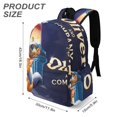 thumbnail image 3 of Oliver y su Pandilla-theme Backpack, Campus style schoolbag Bookbag with Adjustable Shoulder Straps And Large Zip Compartment, Unisex Travel Bags.42x30x15cm, 3 of 6