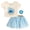 Cookie Monster Blue, variant on Sesame Street Toddler Girls' T-Shirt and Tutu Skirt Set Elmo Red Rainbow