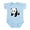 Sky Blue, variant on CafePress - Cute Baby Panda Infant Bodysuit - Baby Light Bodysuit, Size Newborn - 24 Months
