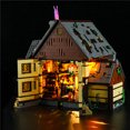 thumbnail image 5 of Q&C Lighting Led Light Kit Lighting Set Compatible With The Lego Ideas Hocus Pocus The Sanderson Sisters' Cottage 21341 Building Blocks Without Lego Set, 5 of 11