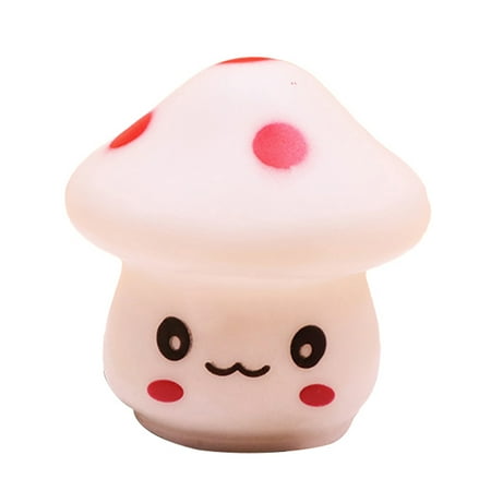 

MGStore Night Light Fantastic Cute Vinyl Mushroom LED Light for Desk Decor