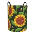 thumbnail image 7 of ZICANCN Laundry Basket Organizer, Cute Sunflowers Floral Bee Collapsible Hamper for Bathroom Bedroom Laundry Room, Medium Size, 7 of 7