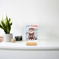 thumbnail image 3 of Hello Winter Ragdoll Smiling in Red Scarf Hat Welcome Christmas Acrylic Plaque Sign Ashwood Base Cat Lover Kitten Owner Gifts Idea Home Desk Decor - 00017, 3 of 5