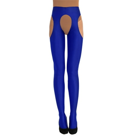 

iEFiEL Womens Open Crotch Pantyhose Stretchy Full-footed Tights Leggings