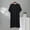 Black, variant on BELTNOV Men's Nightshirt Short Sleeve Nightgown Casual Summer Breathable Round Neck Sleepwear Lounge Pajama Shirts with Pocket Dark Gray