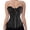 Black, variant on Corset Vintage Women Floral Embroidery Bustier Top Green S