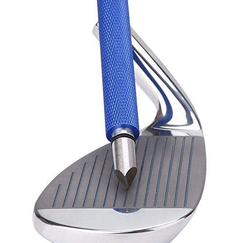 Golf Club Cleaner Kit, Retractable Golf Brush and 2 Golf Club Groove  Sharpener for U & V-Grooves, Golf Club Cleaning Kit