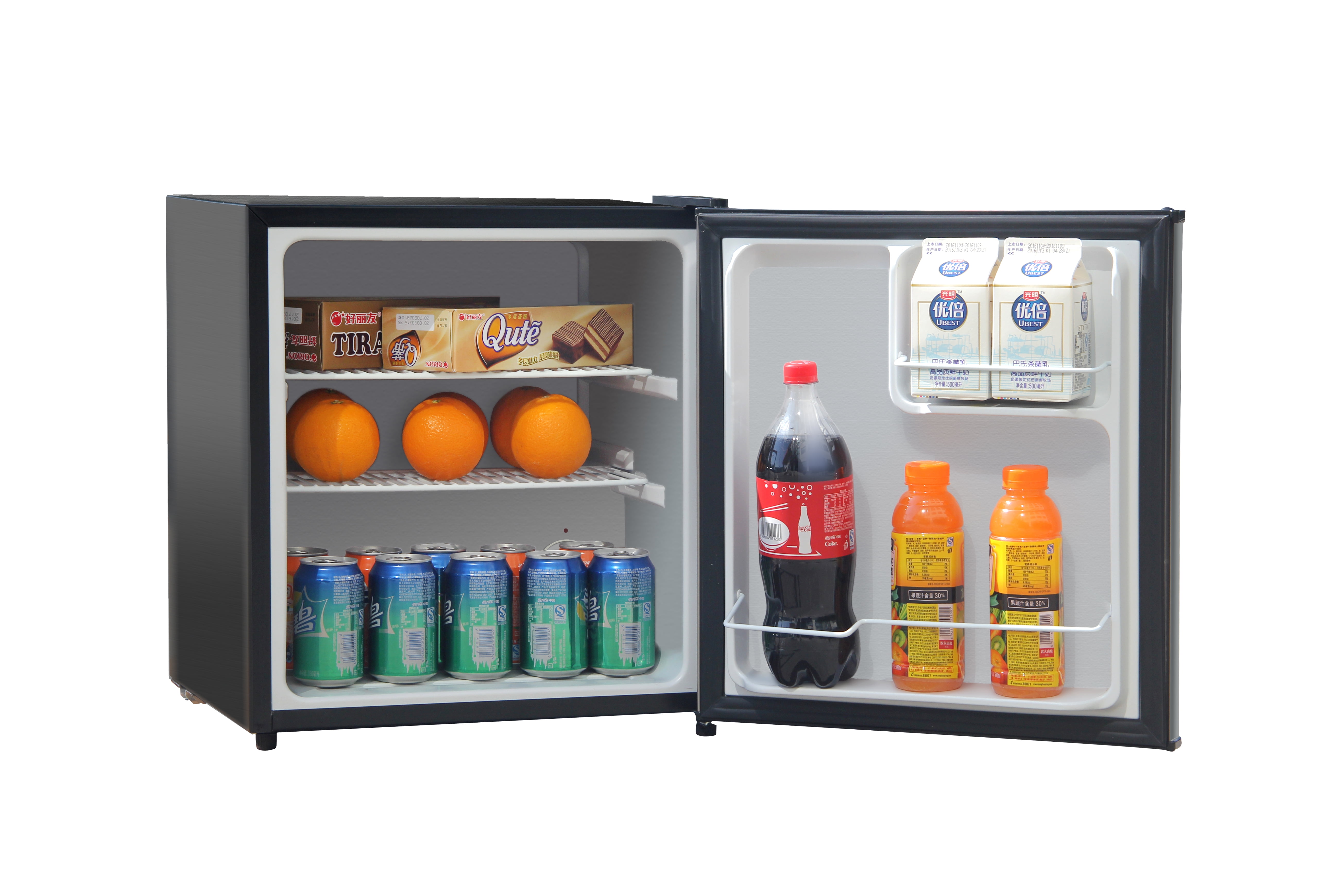 Sunpentown 1.7 CU. Ft. Compact Refigerator, Stainless Steel