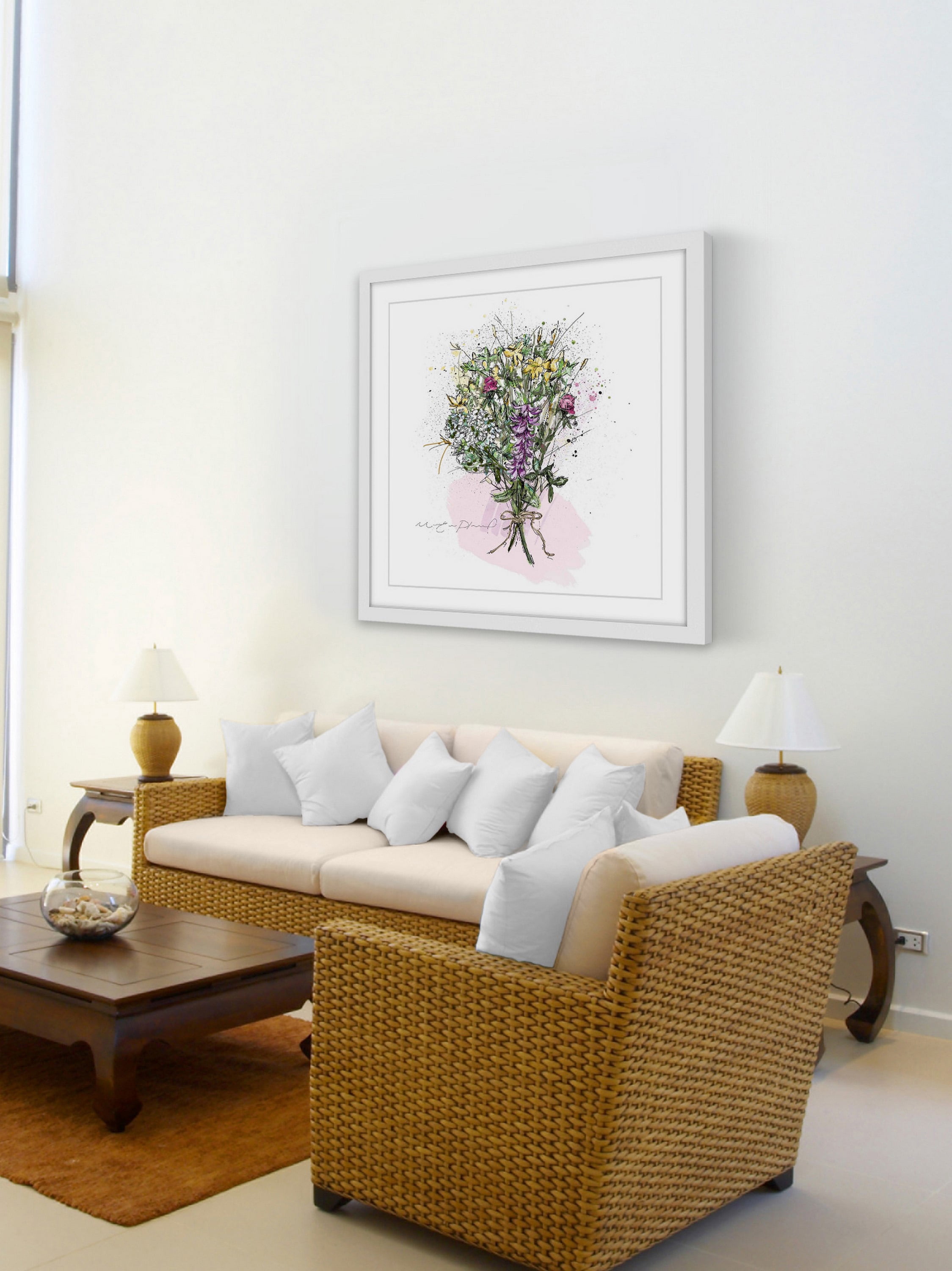 Marmont Hill Printed Floral & Botanical Flowers Framed Art Prints, by Marie-Eve Pharand