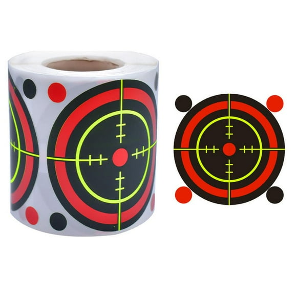 Pekkaxy Radiance 3 inch Shooting Splatter Target Stickers Adhesive Reactive Targets Paper