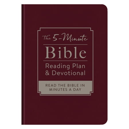 The 5-Minute Bible Reading Plan and Devotional : Read the Bible in Minutes a (Best Bible App Reading Plan)