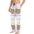 thumbnail image 5 of Cartoon Bear Ghost Pajama Pants, Men's Lounge Pants Light with Drawstring and Pockets, Christmas New Year Birthday Father's Day Gifts, Small, 5 of 7