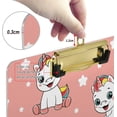 thumbnail image 4 of FMSHPON Unicorns Clipboard Hardboard Wood Nursing Clip Board and Pull for Standard A4 Letter 13x9 inches, 4 of 8