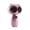 F003- Pink, variant on Handheld Cooling Fan, Battery Operated Handheld Fan, Personal Portable Fan, Battery Powered Fan Rechargeable, Mini Cooling Fan, Iridescent Lens Accent Cute Pink Owl Style,