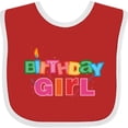 thumbnail image 3 of Inktastic Birthday Girl Letters Girls Baby Bib, 3 of 4