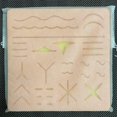 thumbnail image 4 of leyfeng Almohadillas de práctica de sutura de 3 capas con 31 heridas de 8x8, kit de práctica de sutura, piel de silicona duradera, 4 of 6