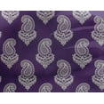 thumbnail image 5 of oneOone Georgette Viscose Medium Purple Fabric Block Sewing Material Print Fabric By The Yard 42 Inch Wide, 5 of 5