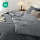 thumbnail image 4 of Juego de edredón Bedsure, tamaño queen, reversible, gris, 3 piezas, 4 of 7