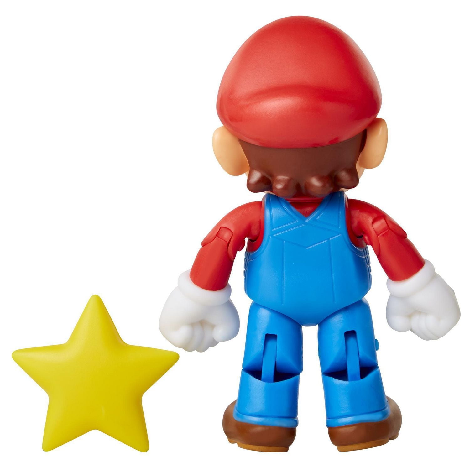Nintendo 4" Figure - Super Mario with Star Accessory