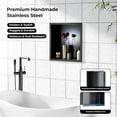 thumbnail image 2 of 304 Stainless Steel Shower Niche | Bathroom Wall Niche Insert & Recessed Shelf Organizer, 2 of 5