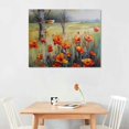 thumbnail image 2 of Creowell  Floral Landscape Wall Art - Wall Art - Framed Picture Artwork - Wall Art for Living Room Office Bedroom -Canvas Wall Decor 20x16 in/16x12 in, 2 of 4