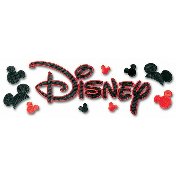 Disney Title Dimensional StickersEmbroidered Disney W/Mickey Walmart