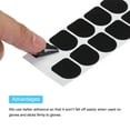 thumbnail image 4 of Uxcell Gloves Touch Screen Sticker Ultra High Sensitivity Flexible Carbon Fiber Ultra Thin Stickers Black, Pack of 30, 4 of 6