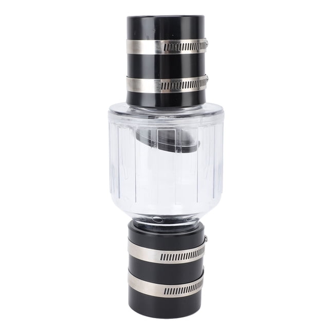 Silent Spring Loaded Flapper Sump Pump Check Valve, Water Hammer Noise Elimination, Leakproof ABS Material for Backflow Prevention