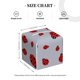 thumbnail image 4 of Fotbe Ladybug Porta Pañuelos Decorativo de Cuero, Caja Cuadrada Moderna para Pañuelos Faciales, Organizador y Dispensador 5x5x5'', 4 of 7