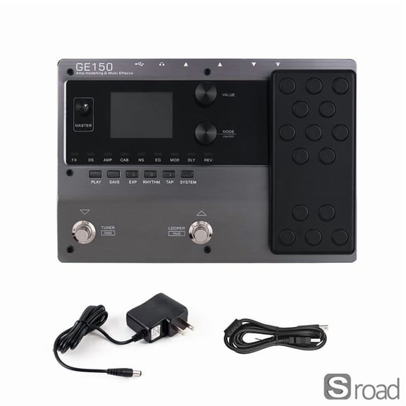 150 Amp Modeling Multi-Effects Pedal With Expression Pedal, 55 Amp Models 151 Effects USB Recording Looper Drum Machine For Electric Guitar Bass