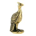 thumbnail image 1 of Adorno de de latón, estatuilla de pavos reales, decoración de pavos reales, colección de animales pequeños, estatuilla para el hogar, sala, 1 of 9