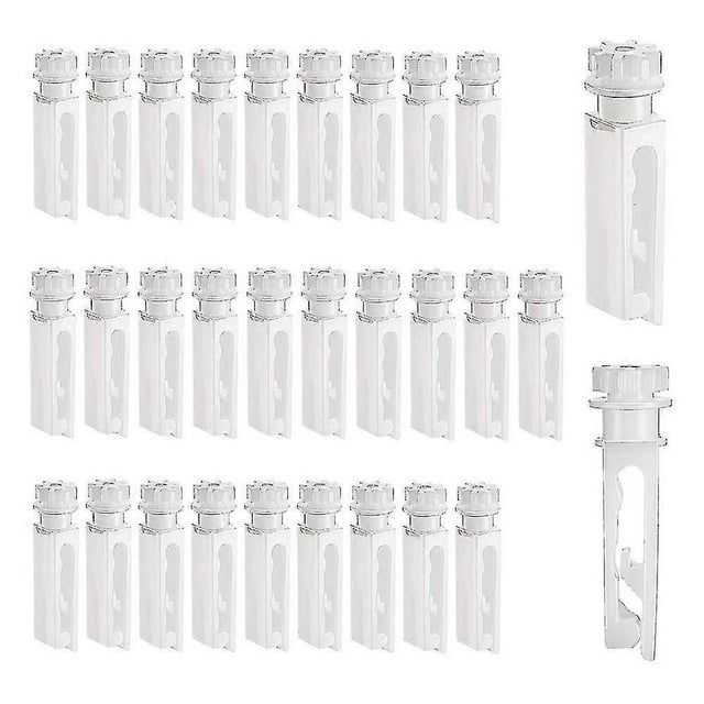 30 pcs Vertical Blind Stem Replacement White Stems For Vertical Window Blinds Vertical Blind Stem