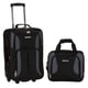 thumbnail image 1 of Juego de equipaje Rockland Fashion Softside Upright, negro y gris, 2 piezas, 1 of 1