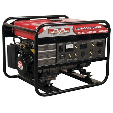Mi-T-M 6000 Watt Portable Gasoline Generator