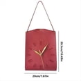 thumbnail image 2 of Bolso de Hombro Único Reloj de Pared Marrón Silencioso Reloj con Forma de Bolso para Decoración de Habitación de Niña Accesorios D, 2 of 5