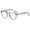 J, variant on Ohmyroo Irregular Fashion Flat Mirror Glasses 5.47 Inch Multicolor PC Frame For Men Women Anti-Blue Light Daily Eyewear Tool