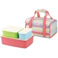thumbnail image 1 of THERMOS Famille Frais Boîte à lunch Rose Rayure DJF-4001 PSR, 1 of 5